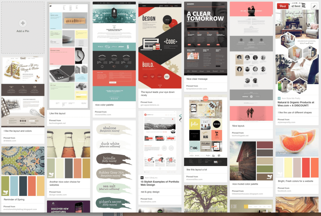 Creare Marketing Web Design Inspiration on Pinterest