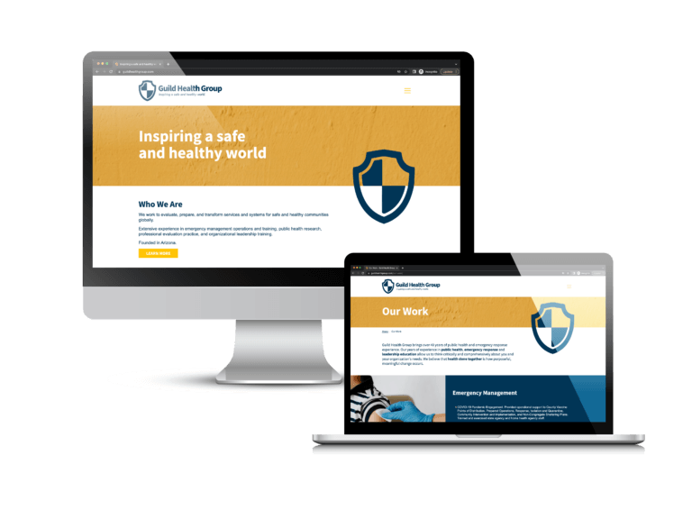 The Guild Health Group Custom Website Design by Creare Web Solutions