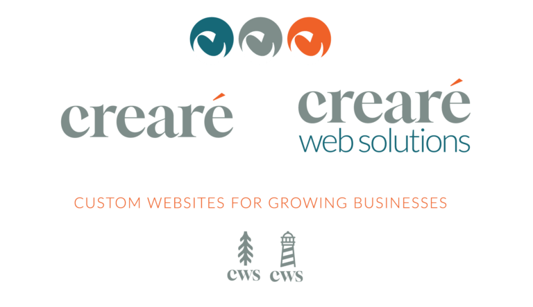 The Creare Web Solutions 2023 Logo and Branding Package