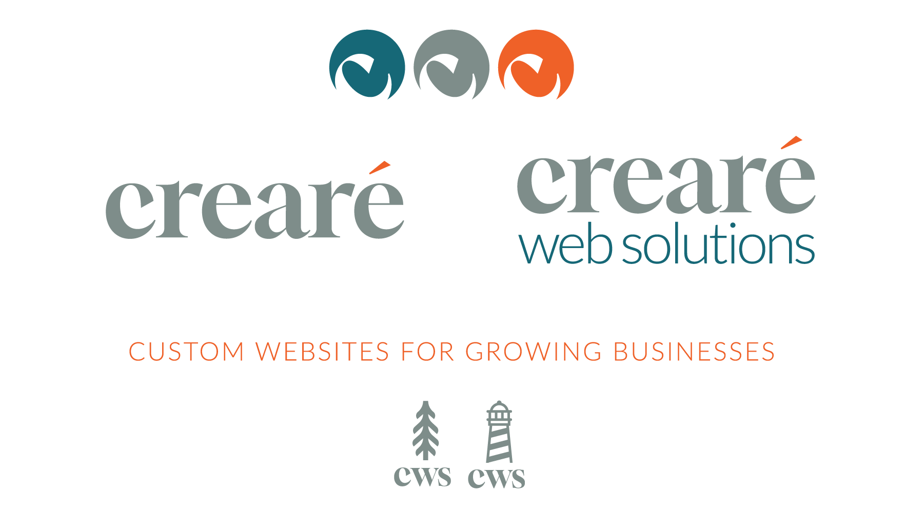 The Creare Web Solutions 2023 Logo and Branding Package