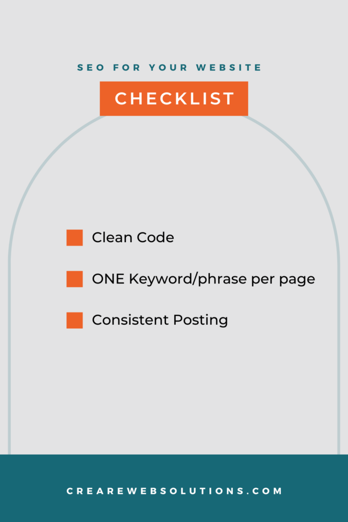 SEO for your Website Checklist